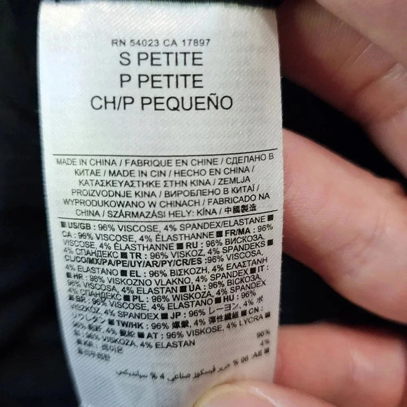 Banana Republic Women’s Small Petite Black Jersey Maxi Dress Spaghetti Strap - Picture 6 of 9